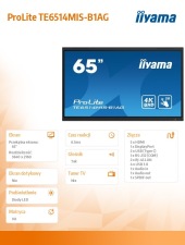 IIYAMA Monitor wielkoformatowy 65 cali TE6514MIS-B1AG INFRARED,50pkt,VA,4K,7H,WiFi,MIC,USB-C  - TE6514MIS-B1AG - Zdjęcie 5