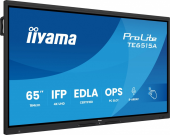IIYAMA Monitor 65 cali TE6515A-B1AG IPS,4K,40pkt,550cd,DeepContrast-IR+,    HDMI x2,DP,USB-C, 2 x 20W, OPS Slot x1, 5xUSB, 2xRJ45,8-Array,EDLA, WiFi,PiP, iiW - TE6515A-B1AG - Zdjęcie 2