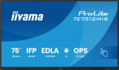IIYAMA Monitor 75 cali TE7512MIS-B4AG  40pkt,IPS,4K,24/7,7H,                ANDROID 14, RK3576, 8/128GB, EDLA, Essential  - TE7512MIS-B4AG - Zdjęcie 1