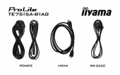 IIYAMA Monitor interaktywny 75 cali TE7515A-B2AG, VA,4K,40pkt,550cd,DeepContrast-IR+,    HDMI x2,DP,USB-C, 2 x 20W, OPS Slot x1, 5xUSB, 2xRJ45,8-Array,EDLA,  - TE7515A-B2AG - Zdjęcie 11
