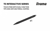 IIYAMA Monitor interaktywny 86 cali TE8615A-B2AG IPS,4K,40pkt,550cd,DeepContrast-IR+,    HDMI x2,DP,USB-C, 2 x 20W, OPS Slot x1, 5xUSB, 2xRJ45,8-Array,EDLA,  - TE8615A-B2AG - Zdjęcie 5