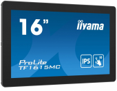 IIYAMA Monitor 15.6 cala TF1615MC-B1 IPS,pojemnościowa 10 punktów,450cd/m2,IP65,7H,HDMI,DP,VGA  - TF1615MC-B1 - Zdjęcie 8