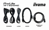 IIYAMA Monitor 19 TF1934MC-B7X IPS, poj. 10pkt. HDMI, DP, 5:4, IP65 - TF1934MC-B7X - Zdjęcie 4