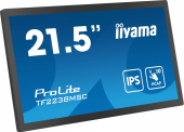 IIYAMA Monitor wielkoformatowy 21.5 cala TF2238MSC-B1 IPS,FHD,DP,HDMI,2x2W,2xUSB,600(cd/m2),  10pkt.7H,IP1X(Front),Pion/Poziom - TF2238MSC-B1 - Zdjęcie 6