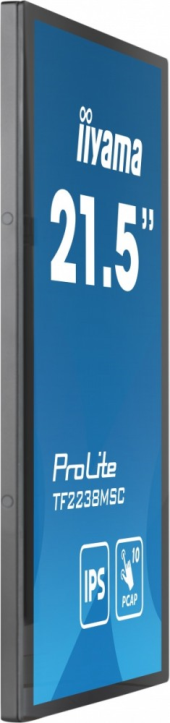 IIYAMA Monitor wielkoformatowy 21.5 cala TF2238MSC-B1 IPS,FHD,DP,HDMI,2x2W,2xUSB,600(cd/m2),  10pkt.7H,IP1X(Front),Pion/Poziom - TF2238MSC-B1 - Zdjęcie 9