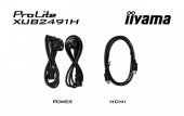 IIYAMA Monitor 23.8 cala X2491H-B1 IPS,HDMI,DP,1ms,350cd/m2, 1500:1,120Hz - X2491H-B1 - Zdjęcie 2