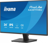 IIYAMA Monitor  ProLite 23.8 cala X2497HSU-B1 IPS,FHD,HDMI,DP,120Hz,350CD,2xUSBv3.2,   2xUSB-C, GW 5lat - X2497HSU-B1 - Zdjęcie 2