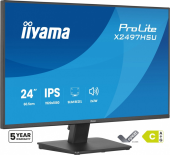 IIYAMA Monitor  ProLite 23.8 cala X2497HSU-B1 IPS,FHD,HDMI,DP,120Hz,350CD,2xUSBv3.2,   2xUSB-C, GW 5lat - X2497HSU-B1 - Zdjęcie 4