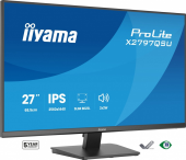 IIYAMA Monitor 27 cali X2797QSU-B1 IPS,QHD,HDMI,DP,350cd, 75Hz, 4x USB, bezramkowy - X2797QSU-B1 - Zdjęcie 9