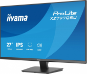 IIYAMA Monitor 27 cali X2797QSU-B1 IPS,QHD,HDMI,DP,350cd, 75Hz, 4x USB, bezramkowy - X2797QSU-B1 - Zdjęcie 11