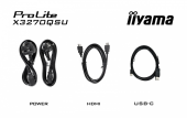 IIYAMA Monitor 32 cale X3270QSU-B1 IPS,WQHD,HDMI,DP,100Hz,250cd,3ms,2x2W,   3xUSB(3.2),FlickerFree,VESA  - X3270QSU-B1 - Zdjęcie 6