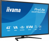 IIYAMA Monitor 43 cale X4373UHSU-B2 4K,VA,2xHDMI,DP,USBCdock (PD95W),       4000:1, USB HUB x4 (2x Type-A, 2x Type-C), KVM, 2 x 7W,450 cd/m2  - X4373UHSU-B2 - Zdjęcie 12
