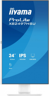 IIYAMA Monitor ProLite 23.8 cala XB2497HSU-W1  IPS,FHD,HDMI,DP,120Hz,350CD,2xUSBv3.2, 2xUSB-C, GW 5lat, HAS 150/PIVOT, BIAŁY - XB2497HSU-W1 - Zdjęcie 7