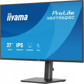 IIYAMA Monitor ProLite 27 cali XB2796QSC-B1 IPS,QHD,HDMI,USB-C (PD 65W),75Hz, 350cd, 1xUSB 3.2 , 1xUSB-C, 2x2W, HAS 150/PIVOT/obrót stopy 360st - XB2796QSC-B1 - Zdjęcie 2