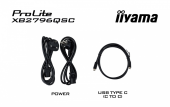 IIYAMA Monitor ProLite 27 cali XB2796QSC-B1 IPS,QHD,HDMI,USB-C (PD 65W),75Hz, 350cd, 1xUSB 3.2 , 1xUSB-C, 2x2W, HAS 150/PIVOT/obrót stopy 360st - XB2796QSC-B1 - Zdjęcie 5