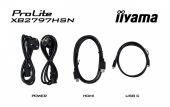IIYAMA Monitor 27 cali XB2797HSN-B1 IPS,FHD,HAS150 ,350cd,1ms                HDMI, DP,USB-C DOCK 65W, 4xUSB HUB, RJ45 - XB2797HSN-B1 - Zdjęcie 11
