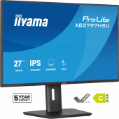 IIYAMA Monitor ProLite 27 cali XB2797HSU-B1 IPS,FHD,HDMI,DP,120Hz,2xUSBv3.2,        2xUSB-C, 350 CD, 2x2W, HAS 150/PIVOT - XB2797HSU-B1 - Zdjęcie 5
