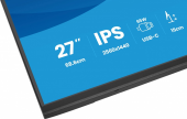 IIYAMA Monitor 27 cali XB2797QSN-B1 IPS/3.7 megapixel QHD, HAS150/ 350cd/1ms/HDMI/Displayport, USBC DOCK 65W, 4USB HUB, RJ45 - XB2797QSN-B1 - Zdjęcie 2