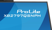 IIYAMA Monitor 27 cali Prolite XB2797QSNPH-B1,IPS,QHD,CAM,MIC,HDMI, DP, 4xUSB,75Hz, USB-C DOCK  96W, RJ45,KVM, 2x2W, 5MP WINDOWS HELLO, HAS 150,  350CD, 1ms  - XB2797QSNPH-B1 - Zdjęcie 5