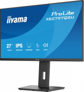 IIYAMA Monitor ProLite  27 cali XB2797QSU-B1 IPS,QHD,2xHDMI,DP,350cd,75Hz,1000:1,     USB HUB,x4 ((2x Type-A v.3.2 Gen 1 (5Gbps, 4.5W) 2x Type-C (5Gbps, 5W)) - XB2797QSU-B1 - Zdjęcie 4