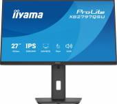 IIYAMA Monitor ProLite  27 cali XB2797QSU-B1 IPS,QHD,2xHDMI,DP,350cd,75Hz,1000:1,     USB HUB,x4 ((2x Type-A v.3.2 Gen 1 (5Gbps, 4.5W) 2x Type-C (5Gbps, 5W)) - XB2797QSU-B1 - Zdjęcie 10