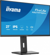 IIYAMA Monitor ProLite  27 cali XB2797QSU-B1 IPS,QHD,2xHDMI,DP,350cd,75Hz,1000:1,     USB HUB,x4 ((2x Type-A v.3.2 Gen 1 (5Gbps, 4.5W) 2x Type-C (5Gbps, 5W)) - XB2797QSU-B1 - Zdjęcie 12