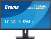 IIYAMA Monitor 31,5 cala XB3294UHSCP-B1.4K,VA,2xHDMI,DP,USB-C dock 95W, PIP,RJ45, 400cd, 2ms, 4xUSB, KVM,Sync,2x5W, HAS (150) PIVOT, - XB3294UHSCP-B1 - Zdjęcie 1