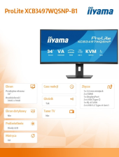 IIYAMA Monitor 34 cale XCB3497WQSNP-B1 + Norton Small Business card 250G PL - XCB3497WQSNP-B1 + Norton.Small.Busin.c - Zdjęcie 7