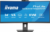 IIYAMA Monitor 34 cale XCB3497WQSNPH-B1,VA,UWQHD,1500R,USB-C Dock 95W, RJ45, KVM,2x5W, kamera 5MP, /5y/ - XCB3497WQSNPH-B1 - Zdjęcie 9