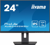 IIYAMA Monitor 24.1 cala XUB2495WSU-B5 IPS,16:10,HAS(150mm),4xUSB  - XUB2495WSU-B5 - Zdjęcie 1