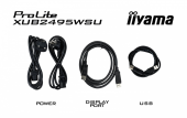 IIYAMA Monitor 24.1 cala XUB2495WSU-B5 IPS,16:10,HAS(150mm),4xUSB  - XUB2495WSU-B5 - Zdjęcie 10