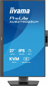 IIYAMA Monitor 27 cali XUB2790QSUH-B2 IPS,QHD,CAM,MIC,HDMI,DP,3xUSB(3.2),  100Hz,ADAPTIVE SYNC,FlickerFree,2x2W,WINDOWS HELLO  - XUB2790QSUH-B2 - Zdjęcie 2