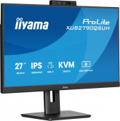 IIYAMA Monitor 27 cali XUB2790QSUH-B2 IPS,QHD,CAM,MIC,HDMI,DP,3xUSB(3.2),  100Hz,ADAPTIVE SYNC,FlickerFree,2x2W,WINDOWS HELLO  - XUB2790QSUH-B2 - Zdjęcie 3