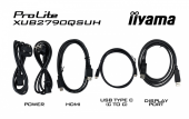IIYAMA Monitor 27 cali XUB2790QSUH-B2 IPS,QHD,CAM,MIC,HDMI,DP,3xUSB(3.2),  100Hz,ADAPTIVE SYNC,FlickerFree,2x2W,WINDOWS HELLO  - XUB2790QSUH-B2 - Zdjęcie 8