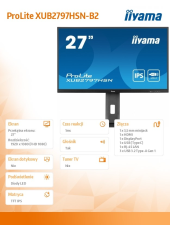 IIYAMA Monitor 27 cali XUB2797HSN-B2 + Norton Small Business card 250G PL  - XUB2797HSN-B2 + Norton.Small.Busin.car - Zdjęcie 6
