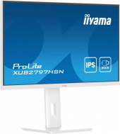 IIYAMA Monitor 27 cali XUB2797HSN-W2 IPS,FHD,USB-C Dock,HAS,300cd,1ms,sRGB99%,100Hz,HDMI,DP-out,USBx4,RJ45,2x2W/5y/  - XUB2797HSN-W2 - Zdjęcie 8