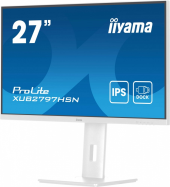 IIYAMA Monitor 27 cali XUB2797HSN-W2 IPS,FHD,USB-C Dock,HAS,300cd,1ms,sRGB99%,100Hz,HDMI,DP-out,USBx4,RJ45,2x2W/5y/  - XUB2797HSN-W2 - Zdjęcie 10
