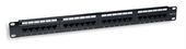 INTELLINET Patch panel 19 cali 24 porty UTP kat.6 czarny  - 520959 - Zdjęcie 3