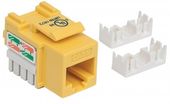 INTELLINET Moduł Keystone Cat6 UTP RJ45 zaciskany żółty - 210584 - Zdjęcie 2