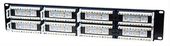 INTELLINET Patch panel 19' 48 porty UTP kat.5e czarny  - 513579 - Zdjęcie 1