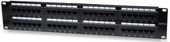 INTELLINET Patch panel 19 cali 48 porty UTP kat.6 2U czarny  - 560283 - Zdjęcie 2