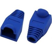 INTELLINET Osłonka na wtyk RJ45, opakowanie 10szt., niebieska - 504393 - Zdjęcie 1