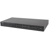 Przełącznik  Intellinet Gigabit 24x 10/100/1000 RJ45 POE+ 2x SFP MANAGED  - 560559 - Zdjęcie 2