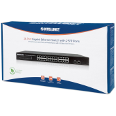INTELLINET Przełącznik Gigabit 10/100/1000 24 SFP  - 561044 - Zdjęcie 2