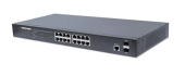 INTELLINET Przełącznik Gigabit zarządzalny 16x RJ45 PoE+/2 sloty SFP - 561198 - Zdjęcie 1