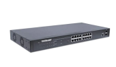 INTELLINET Przełącznik Gigabit zarządzalny 16x RJ45 PoE+/2 sloty SFP - 561198 - Zdjęcie 3