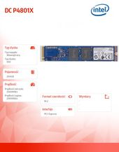 INTEL SSD DC P4801X 200 GB SSDPEL1K200GA01  - SSDPEL1K200GA01 - Zdjęcie 2