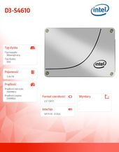 INTEL Dysk SSD D3-S4610 SATA 2.5 3.84TB SSDSC2KG038T801 - SSDSC2KG038T801 - Zdjęcie 2