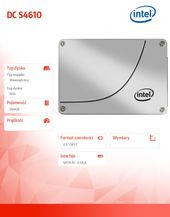 INTEL Dysk SSD DC S4610 Series (240GB, 2.5in SATA 6Gb/s, 3D2, TLC) Generic Single Pack - SSDSC2KG240G801 - Zdjęcie 2