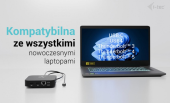 I-TEC Stacja dokująca USB-C 2x HDMI Dock PD + Ładowarka 100W  - C31DUALHDMIDPD100 - Zdjęcie 2